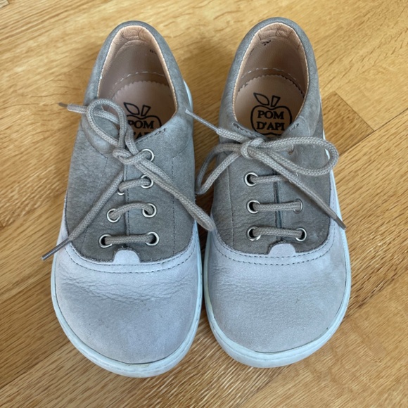 Pom D'Api Two-tone Nubuck Leather Runners, size EU 26/US 9.5 - Picture 2 of 5